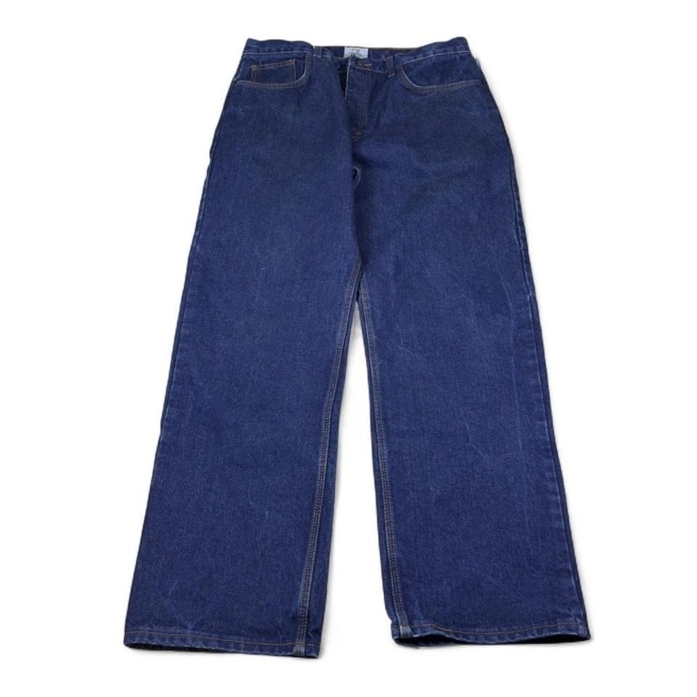 Tyndale FR Jeans‎ Mens 36x32 Dark Blue Arc Rated Flame Resistant Workwear